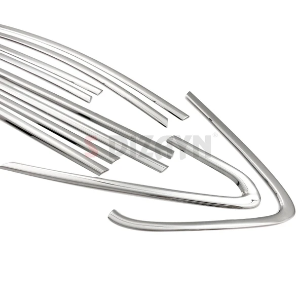 S-Dizayn Opel Astra J HB Krom Cam Çerçeve Seti 12 Prç 2010-2015 (Bütün-Formlu) A+ Kalite - Resim 3