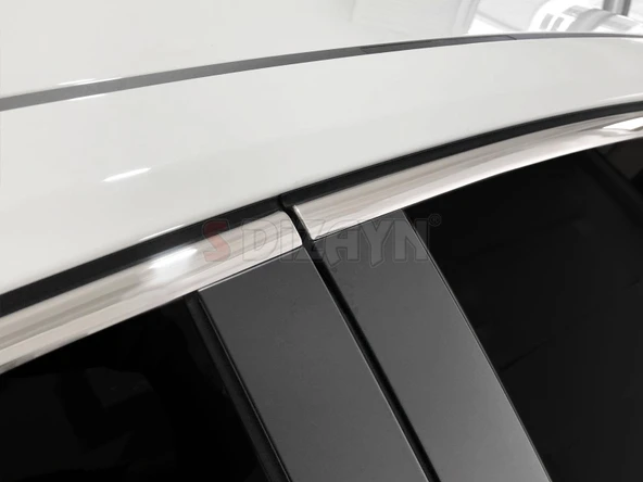 S-Dizayn Opel Astra J HB Krom Cam Çerçeve Seti 12 Prç 2010-2015 (Bütün-Formlu) A+ Kalite - Resim 6