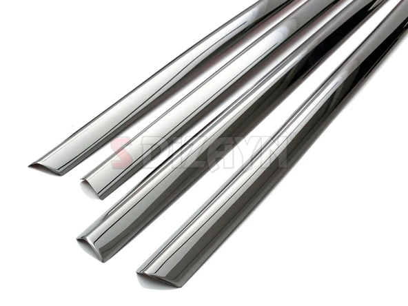 S-Dizayn Fiat Egea SD Krom Cam Çıtası 4 Prç. 2015-2020 - Resim 3