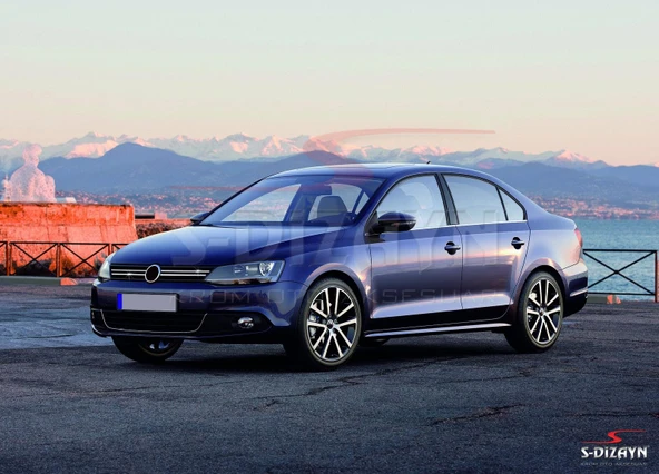 S-Dizayn VW Jetta Krom Ön Panjur 4 Prç. 2011-2014 - Resim 5