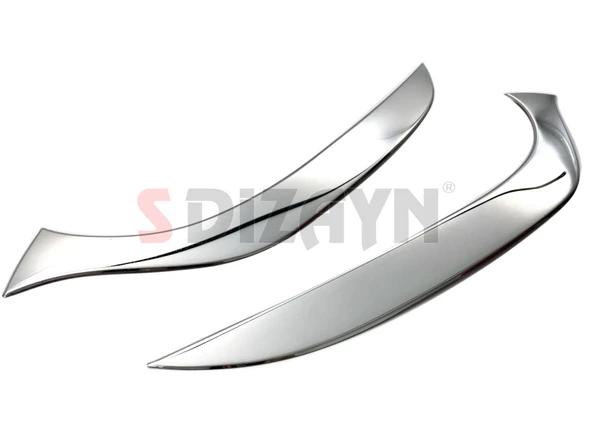 S-Dizayn Renault Clio 4 HB Krom Far Alt Çıtası 2012-2016 - Resim 3