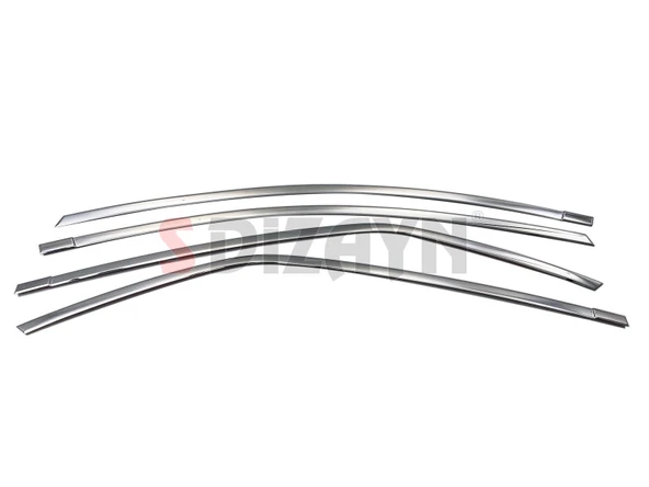 S-Dizayn Toyota Corolla Krom Cam Üst Çıtası 4 Prç. 2013-2018 - Resim 2
