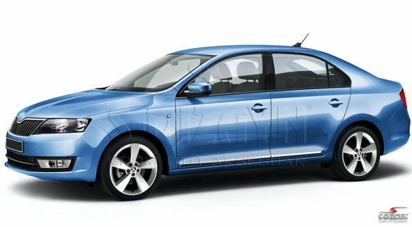 S-Dizayn Skoda Rapid Kapı Koruma Çıtası Krom 2013-2017 ürün görseli