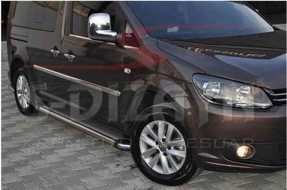 S-Dizayn VW Caddy Krom Yan Kapı Çıtası 4 Prç 2004-2015 - Resim 2