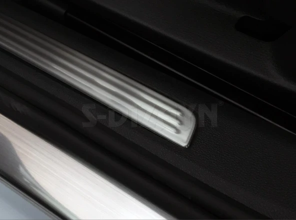 S-Dizayn VW Passat B8 Krom İç Kapı Eşiği 4 Parça 2015-2019 - Resim 6