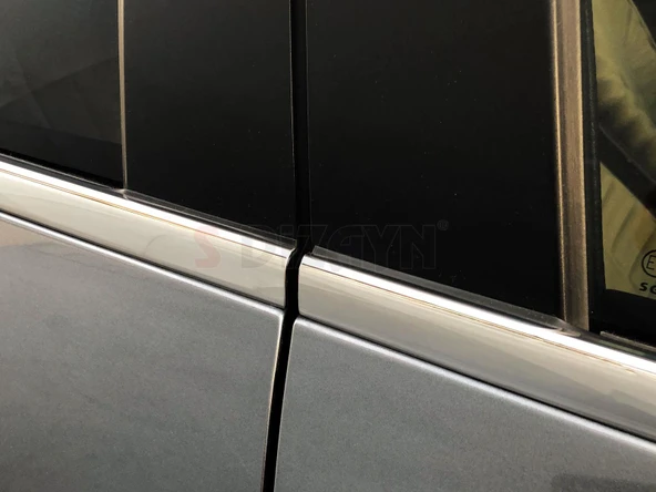 S-Dizayn Honda Civic Krom Cam Çıtası 8 Prç 2016-2021 - Resim 6