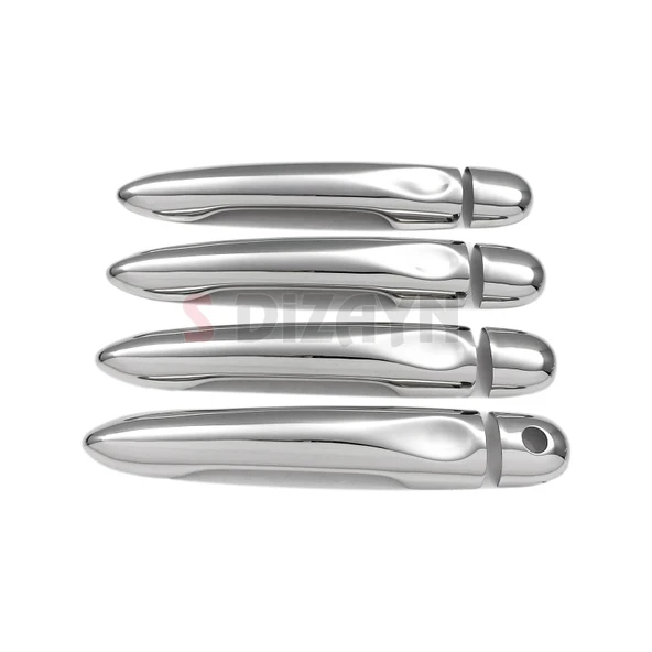 S-Dizayn Renault Scenic 3 Krom Kapı Kolu 4 Prç 2010-2013 - Resim 2