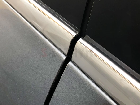 S-Dizayn Honda Civic Krom Cam Çıtası 8 Prç 2016-2021 - Resim 5