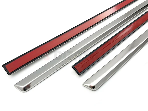 S-Dizayn Toyota Corolla Kapı Koruma Çıtası Krom 2007-2013 - Resim 5