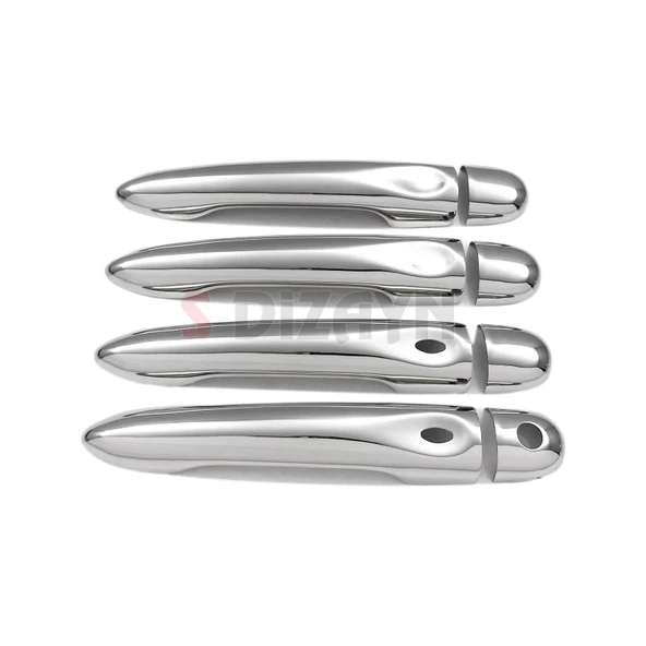 S-Dizayn Renault Fluence Krom Kapı Kolu 4 Kapı Sensörlü 2010-2016 - Resim 2