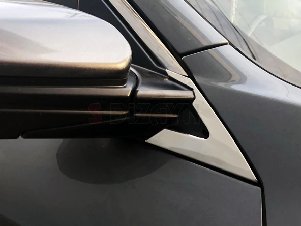 S-Dizayn Honda Civic Krom Cam Çıtası 8 Prç 2016-2021 - Resim 4