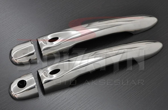 S-Dizayn Renault Megane 3 Krom Kapı Kolu 4 Kapı Sensörlü 2010-2016 - Resim 2