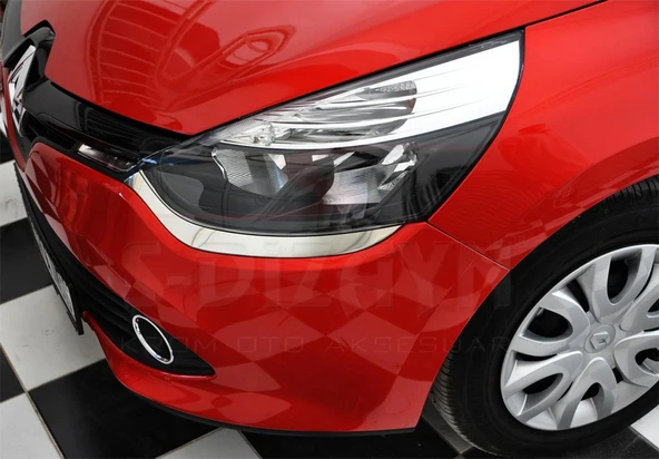 S-Dizayn Renault Clio 4 HB Krom Far Alt Çıtası 2012-2016 - Resim 5