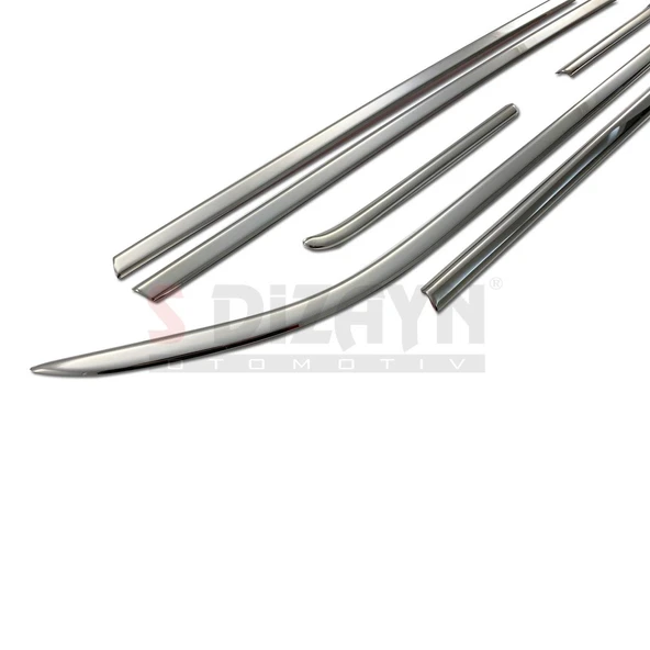 S-Dizayn Opel Corsa E Krom Cam Çıtası 6 Prç. 2015-2019 - Resim 4