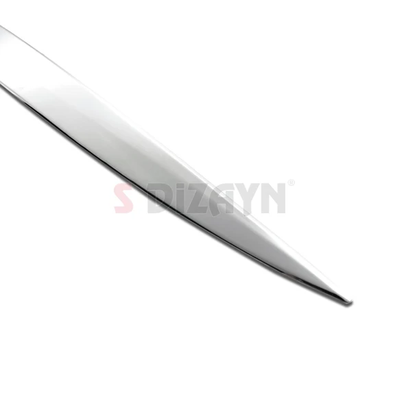 S-Dizayn Opel Corsa E Krom Bagaj Alt Çıtası 2015-2019 - Resim 4