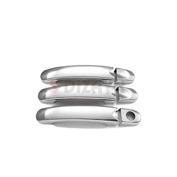 S-Dizayn VW T5 Caravelle Krom Kapı Kolu 3 Kapı 2004-2015 - Resim 2