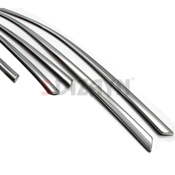 S-Dizayn Opel Astra K HB Krom Cam Üst Çıta 8 Prç. 2015-2022 - Resim 3