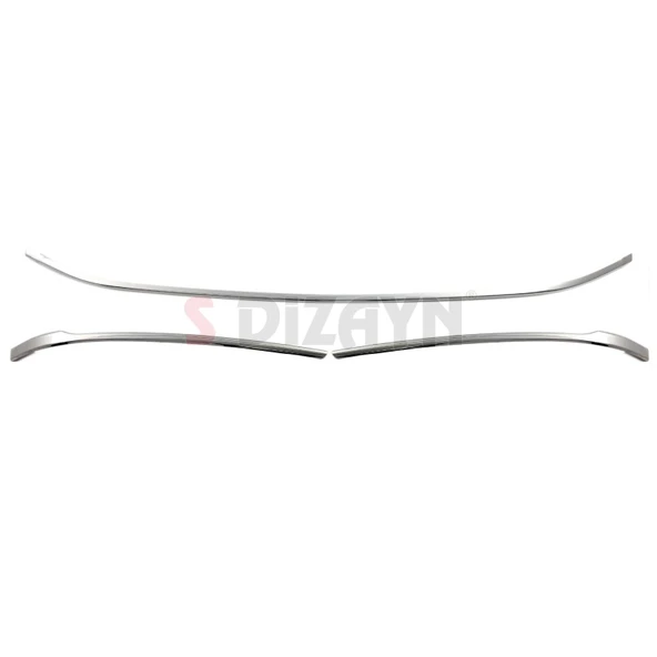 S-Dizayn VW Passat B8 Krom Ön Tampon Alt Çıtası 3 Parça 2015-2019 - Resim 2