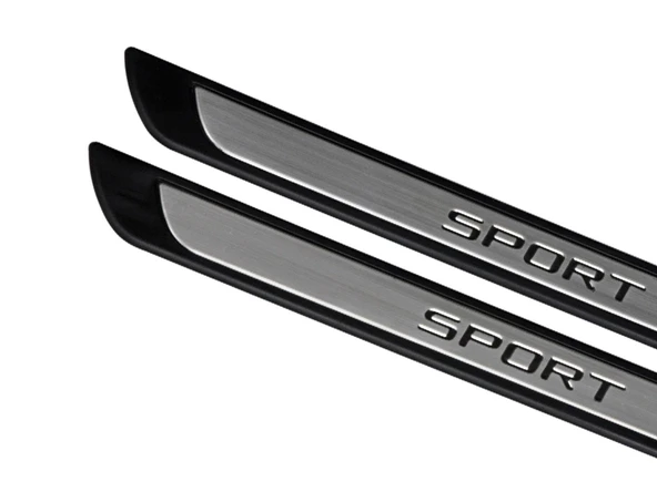 S-Dizayn Volkswagen Caddy 2K Krom Kapı Eşik Koruması Sport Line 2015-2020 2 Parça - Resim 4