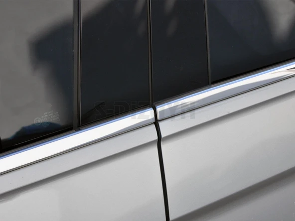 S-Dizayn VW Tiguan Krom Cam Çerçevesi 10 Prç. 2016-2024 A+ Kalite - Resim 8