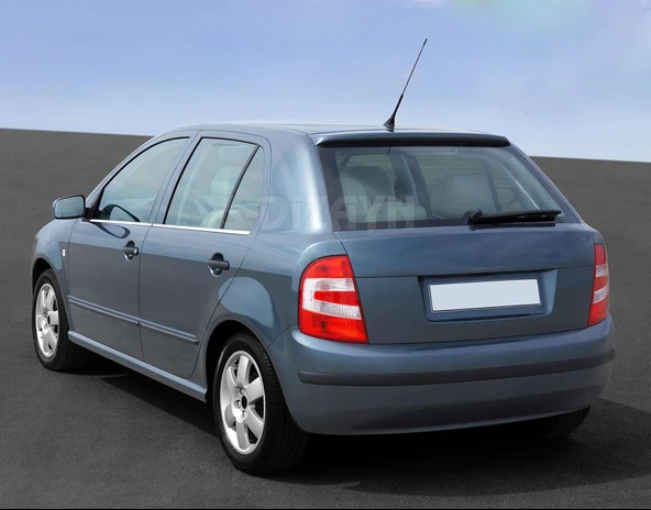 S-Dizayn Skoda Fabia Krom Cam Çıtası 4 Prç. 2000-2007 - Resim 2