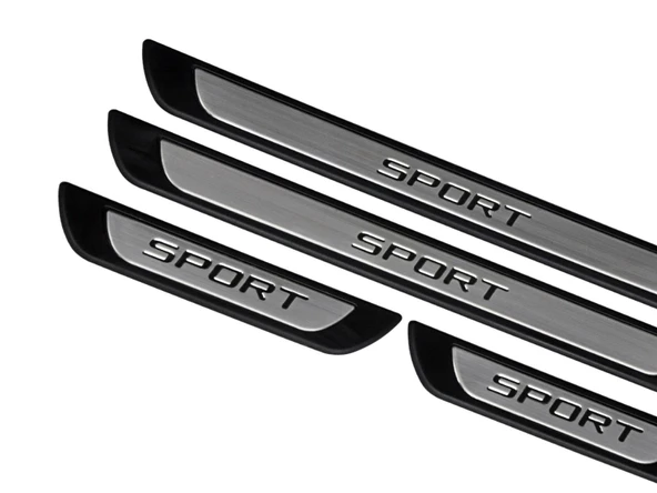 S-Dizayn Hyundai i30 HB Krom Kapı Eşik Koruması Sport Line 2007-2012 4 Parça - Resim 4