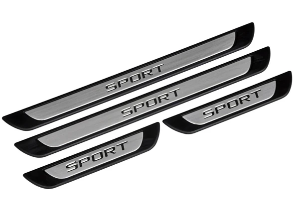 S-Dizayn Honda CR-V 2 Krom Kapı Eşik Koruması Sport Line 2002-2006 4 Parça - Resim 3