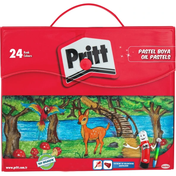 Pritt Pastel Boya 24 Renk Çantal 1048064 0675 1931 ürün görseli