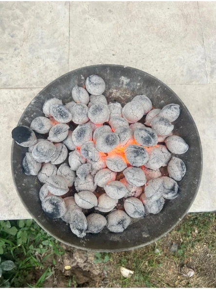 TEZYAK Klasik Tek Kibritle Yanan Yeni Nesil Mangal Kömürü (2 Kg) - 6