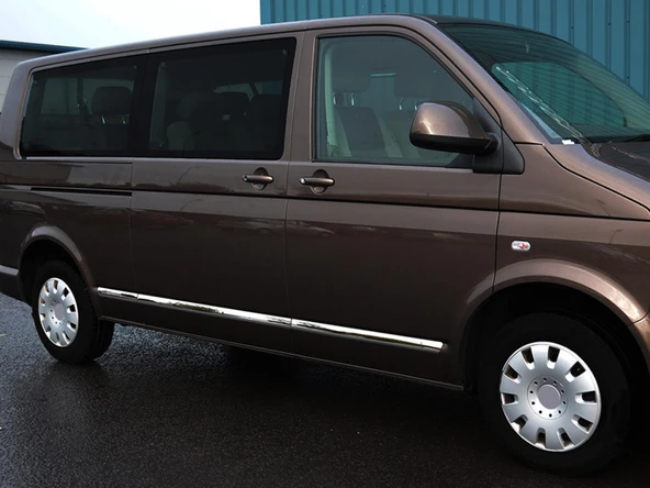 S-Dizayn VW T5 Caravelle Krom Yan Kapı Çıtası 7 Prç. (U.Ş.) 2010 Üzeri ürün görseli