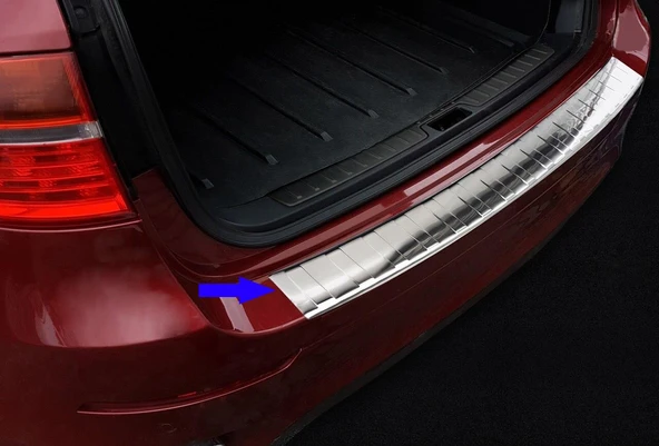 S-Dizayn Bmw X6 E71 Krom Arka Tampon Eşiği 2007-2018 ürün görseli