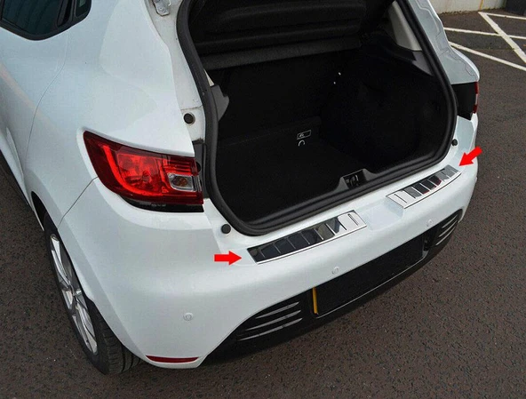 S-Dizayn Renault Clio 4 HB Krom Arka Tampon Eşiği 2012-2019 ürün görseli