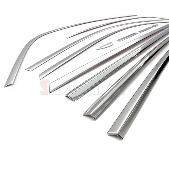 S-Dizayn Renault Megane 4 SD Krom Cam Çerçevesi 12 Prç. 2016 Üzeri A+ Kalite - Resim 3