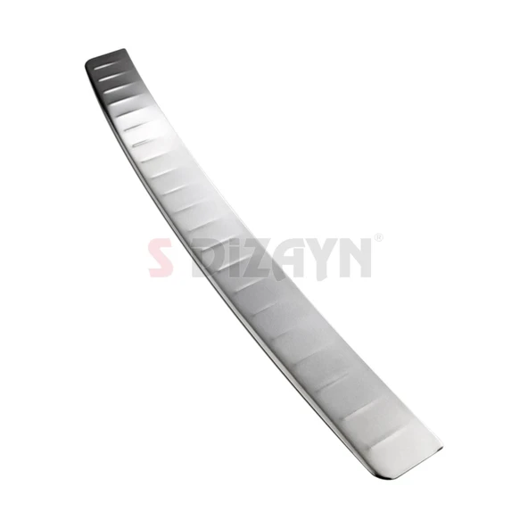 S-Dizayn Skoda Rapid Spaceback Krom Arka Tampon Eşiği 2013-2017 - Resim 2