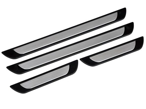 S-Dizayn Ford Fusion Krom Kapı Eşik Koruması Krom Line 2002-2011 4 Parça - Resim 3