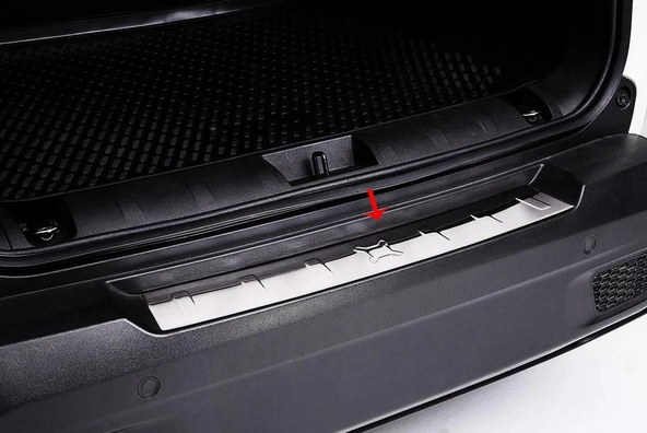 S-Dizayn Jeep Renegade Krom Arka Tampon Eşiği 2014-2019 ürün görseli