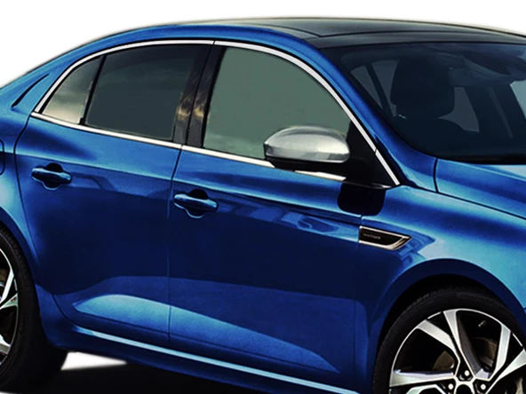 S-Dizayn Renault Megane 4 SD Krom Cam Çerçevesi 12 Prç. 2016 Üzeri A+ Kalite - Resim 7