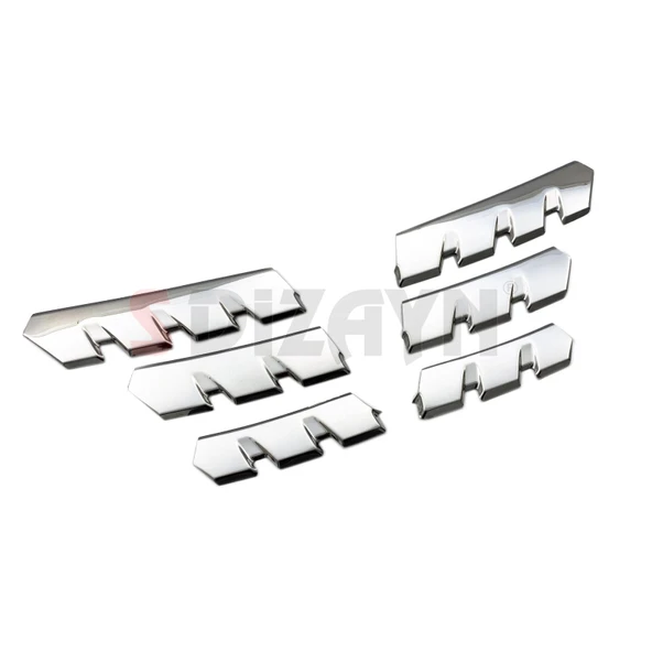 S-Dizayn Renault Clio 5 Krom Ön Alt Panjur 6 Prç. 2019 Üzeri - Resim 3