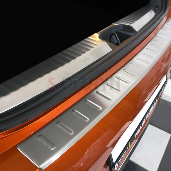 S-Dizayn Renault Clio 5 Krom Arka Tampon Eşiği 2019 Üzeri - Resim 5