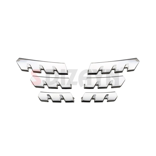 S-Dizayn Renault Clio 5 Krom Ön Alt Panjur 6 Prç. 2019 Üzeri - Resim 2