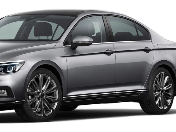 S-Dizayn VW Passat B8.5 Krom Cam Çıtası 4 Parça 2019-2023 - Resim 2