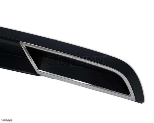 S-Dizayn Skoda Superb Krom Egzoz Çıkışı 3 Parça Set 2020-2023 - Resim 6