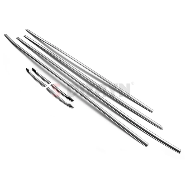 S-Dizayn Toyota Corolla Krom Cam Çıtası 8 Prç. 2019 Üzeri - Resim 3