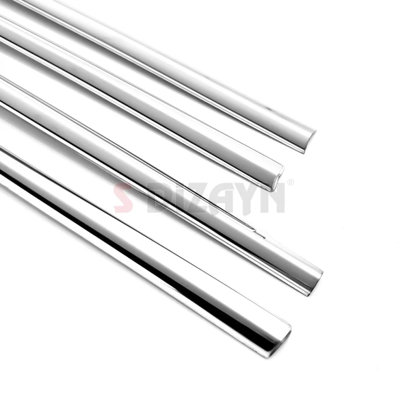 S-Dizayn VW Polo MK6 Krom Cam Çıta 4 Prç. 2017-2021 - Resim 4