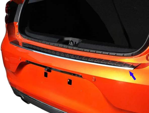 S-Dizayn Renault Clio 5 Krom Arka Tampon Eşiği 2019 Üzeri - Resim 6