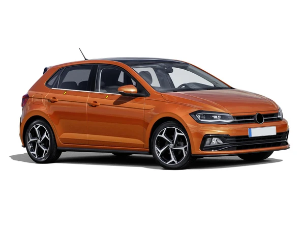S-Dizayn VW Polo MK6 Krom Cam Çıta 4 Prç. 2017-2021 - Resim 5