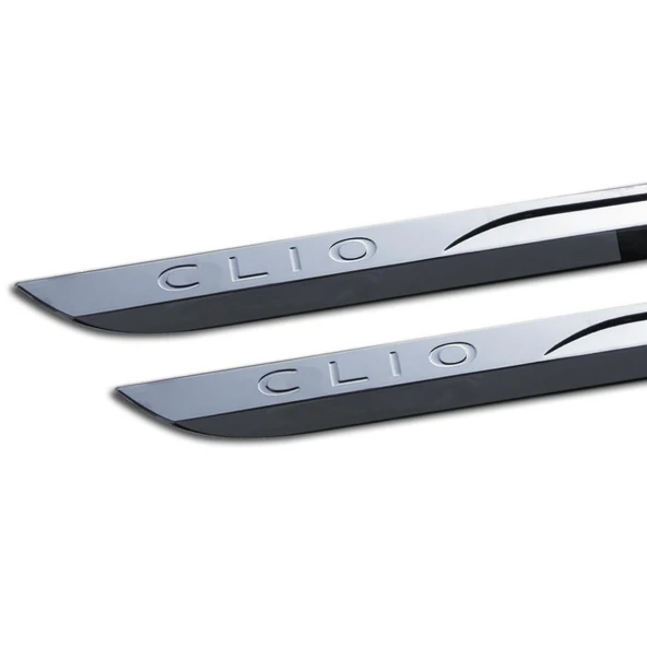 S-Dizayn Renault Clio 5 Krom Yan Kapı Çıtası 4 Prç. 2019 Üzeri - Resim 4