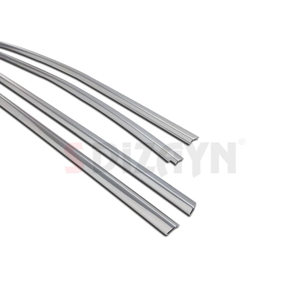 S-Dizayn Renault Clio 5 Krom Cam Çıtası 4 Prç 2019 ve Üzeri - Resim 4