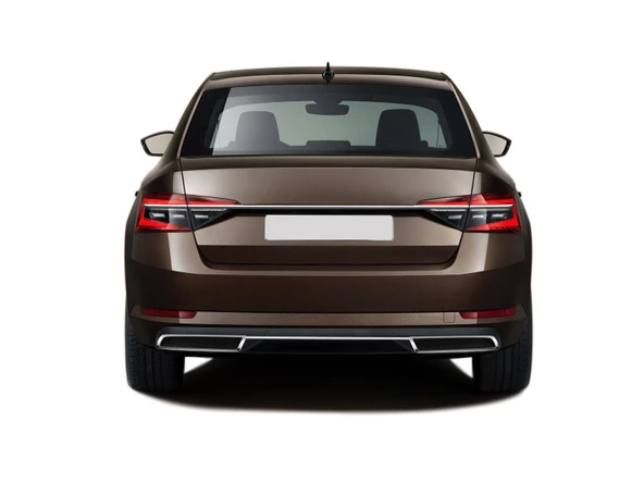 S-Dizayn Skoda Superb Krom Egzoz Çıkışı 3 Parça Set 2020-2023 - Resim 3