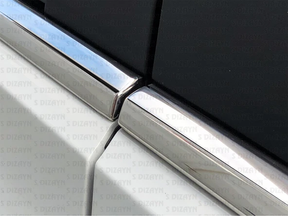 S-Dizayn VW Passat B8.5 Krom Cam Çıtası 4 Parça 2019-2023 - Resim 3